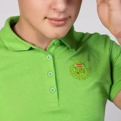Polo unisex algodon verde manzana manga corta de Tierra de Tartessos