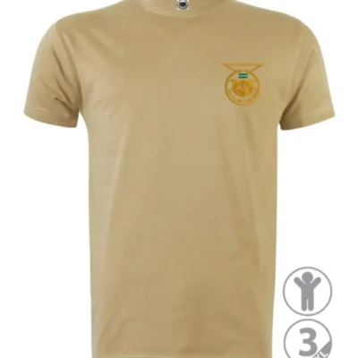 Camiseta manga corta color arena de Tierra de Tartessos