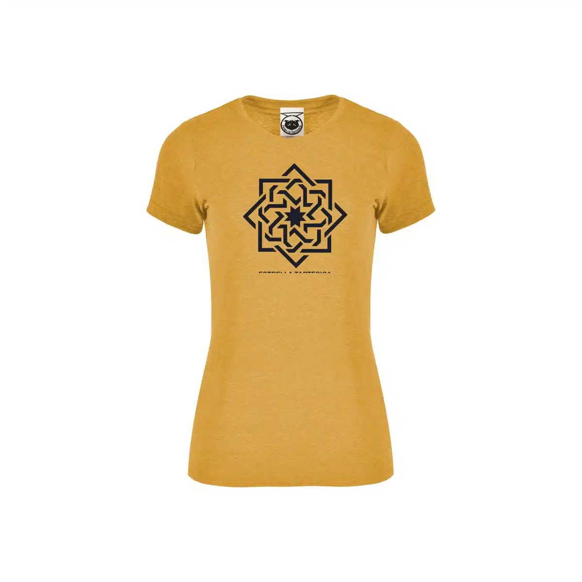 Camiseta mujer exclusiva mostaza Tierra de Tartessos