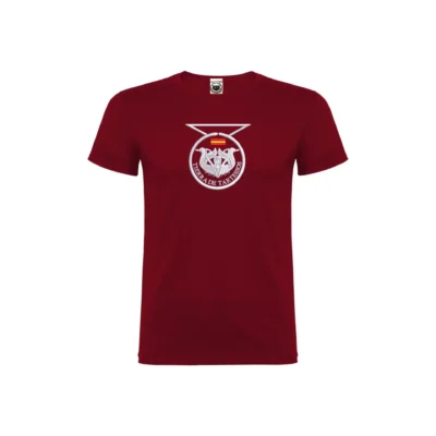 Camiseta unisex granate Tierra de Taressos