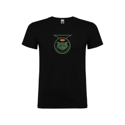 Camiseta unisex negra verde Tierra de Tartessos