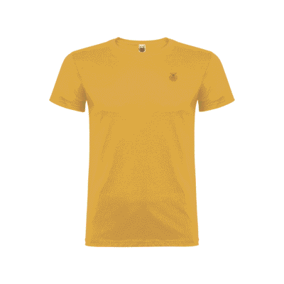 Camiseta Hombre ocre Argantonio manga corta vista forntal