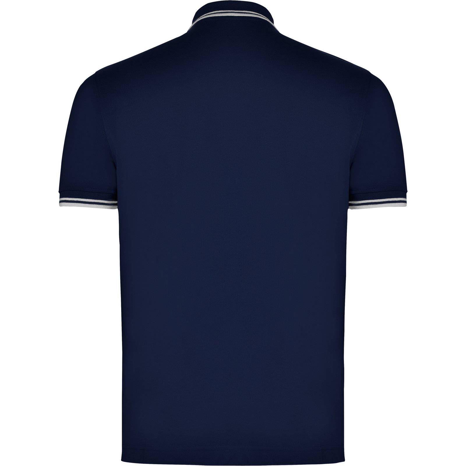 Imagen de la parte trasera de Polo Hombre Marino Tartessos manga corta