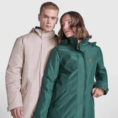 Parka Entallada Mujer Impermeable Capucha y Cremallera Modelos hombre y mujer